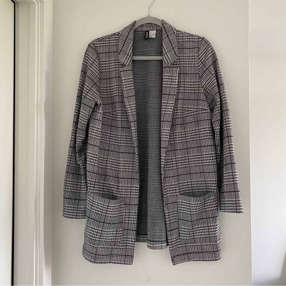 Houndstooth blazer